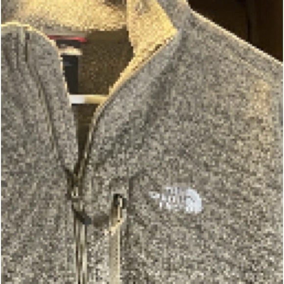 The North Face Taupe Fleece Jacket - Picture 2 of 3